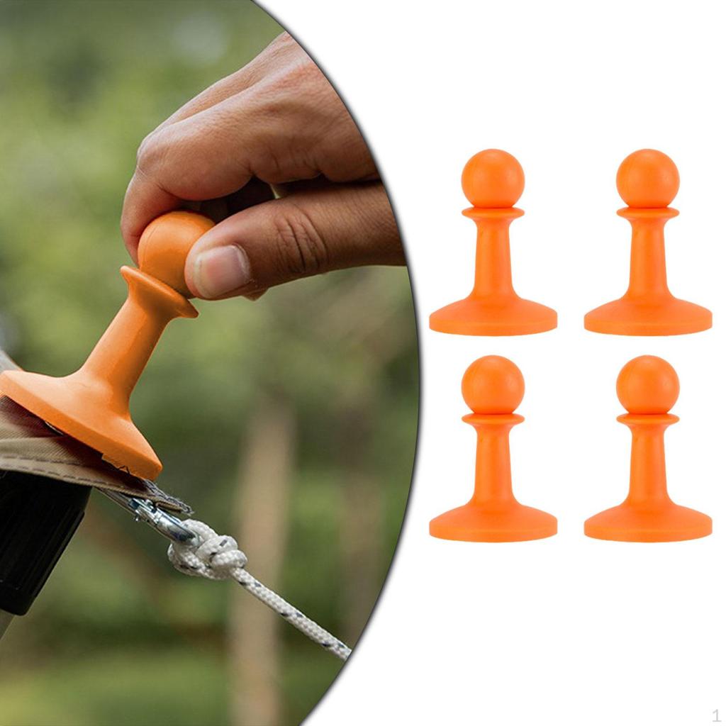 Cap Anti Sturdy Tent Tarp Grabber Pole Tip Cover for Hiking Mountaineering Hammock