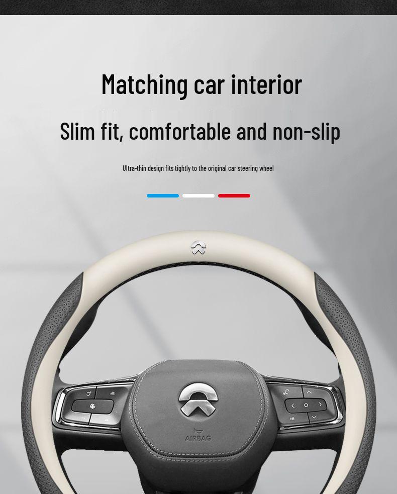 Nio ET5/ET7/ES6/ES8/ES7/EC6/EC7 Steering Wheel Cover, All-Season Universal Fit