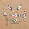 Handicrafts Unlimited Knot Connectors Zinc Alloy Jewelry Discovery for Bracelet Necklace Making Bead Chain Links