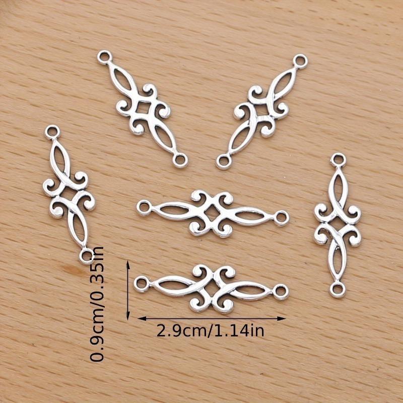 Handicrafts Unlimited Knot Connectors Zinc Alloy Jewelry Discovery for Bracelet Necklace Making Bead Chain Links