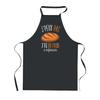 Kitchen Apron - PLANETEE - I Can't Bread To Bake - Black - Breton Print - 90x60 Cm
