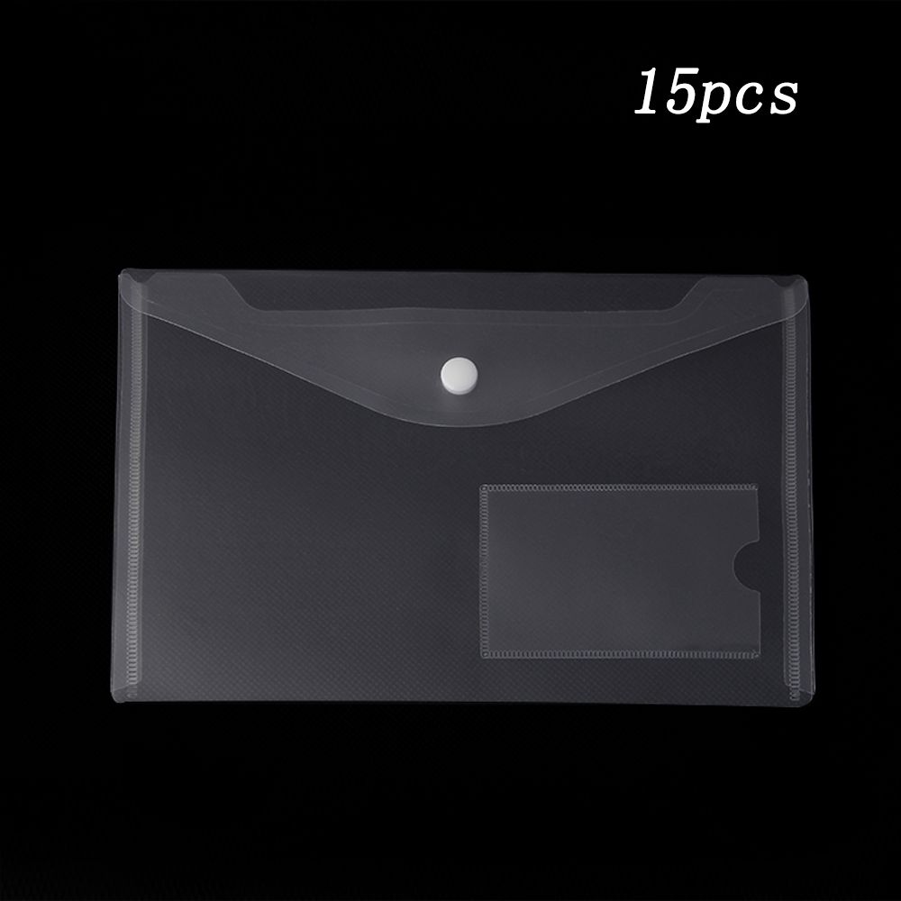 Wallet Office Plastic Document Bags Folders A5/A4 File Holder A5/A4 File Bag Transparent