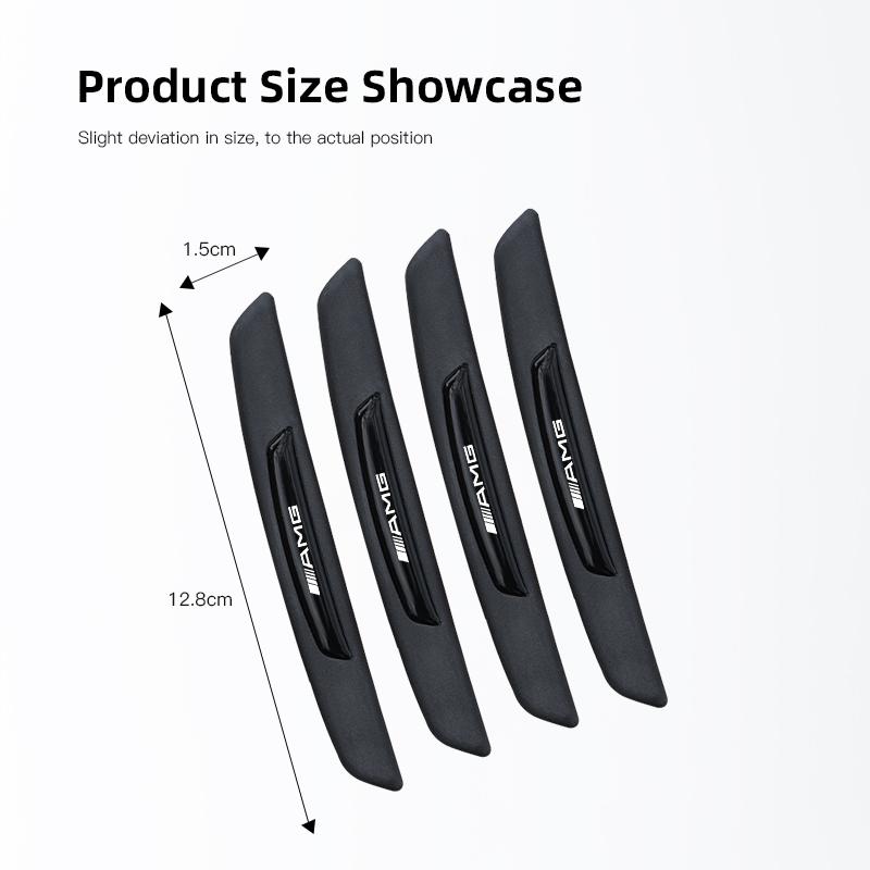 4Pcs Car Door Anti-collision Strip Auto Body Protection Sticker For Mercedes Benz AMG GLC W203 W206 W220 W205 W211 W212 W201 GLE