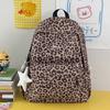Schulrucksack Koreanischer ins neuer hochwertiger Retro frischer und süßer Leopardenmuster Rucksack Mittelschüler leichter Reiserucksack
