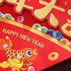 Chinese Style New Year Wall Sticker Cartoon Window Decals Fu Character Sticker  Living Room Decor