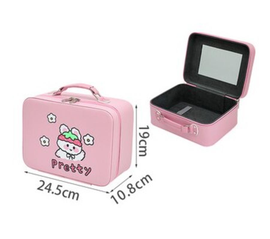 Cartoon Cosmetic Cassette Beautiful Women's Cosmetician Fashion Large Capacity Organizer Women's Storage Bag Cosmetician Bag | Cosmetics & Cases