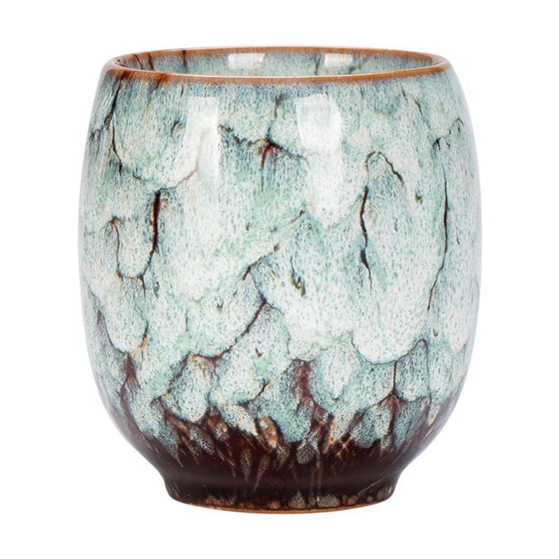 Kiln-fired Tenmoku Ceramic Gongfu Tea Tasting Cup