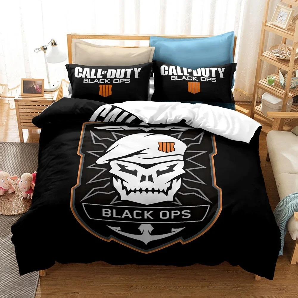 Drukowany w 3D Zestaw pościeli Call Of Duty Kołdra i poszewka na poduszkę do domu
