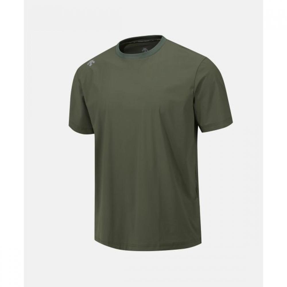 

Футболка с коротким рукавом DescenTe Running Cooling цвета хаки KHK0KHAKI/100