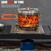 Outdoor Stove Top Pressure Cooker Meats Pots Stainless Steels Stove Pressure Cooker Meats Pots Camping Cookware Enduring