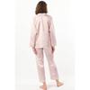 Pierre Cardin Women's Piped Satin Pajama Set