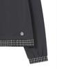 BAUF Check Henley Neck Long Sleeve [Charcoal]