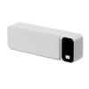 Wall-Mounted Perforation-Free UV Toothbrush Holder (1pc) – Rechargeable Sterilizer, with LED Display, Suitable for Bathroom