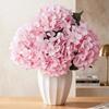 1/3 Stück Künstliche Blumen Real Touch Seidenhortensie Brautstrauß Hochzeitsdekoration Wohnaccessoire für Vasenpflanzen-Arrangement