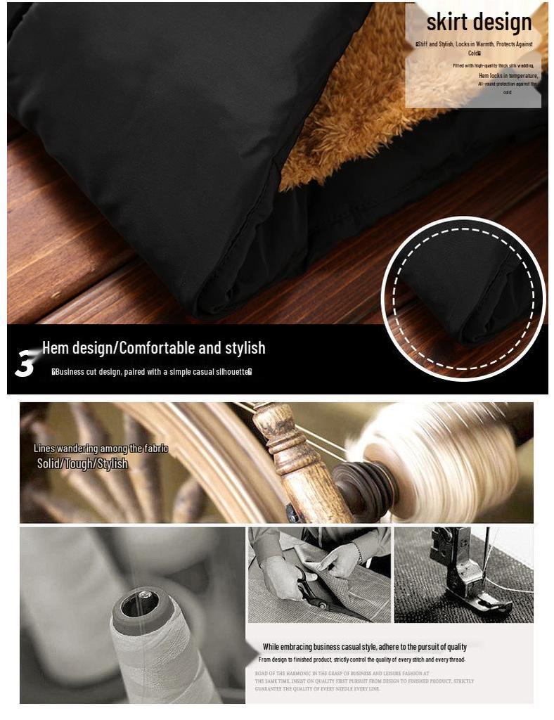 Men's Plus Size Cotton Vest with Velvet Lining - Thick, Trendy, and Casual Sleeveless Design