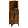 Vidaxl 3-Piece Bathroom Furniture Set, Smoked Oak