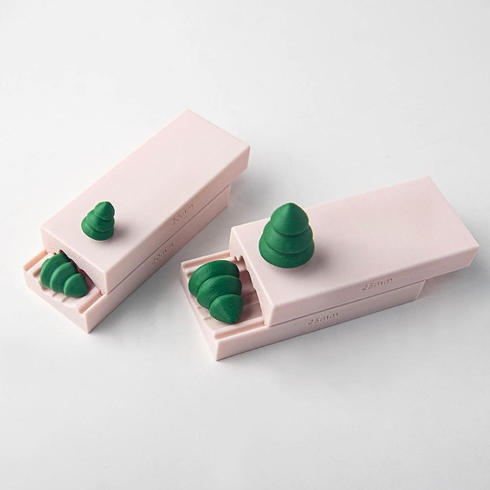 Rolling Rubbing Soft Clay Xmas Tree Mold Polymer Clay Maker DIY Jewelry Earrings Necklaces