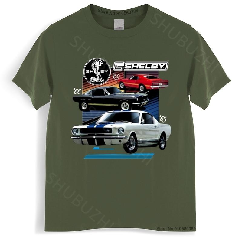 Unisexs TShirt Licensed Shelby Cars Style Tshirt for Unisex Muscle GT350 shubuzhi brand tshirt new Summer Style teeshirt