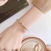 New Simple Knot Bangle With Hollow Out Winding 925 Sterling Silver Jewelry Fashion Personalized Opening Bracelets TYB632