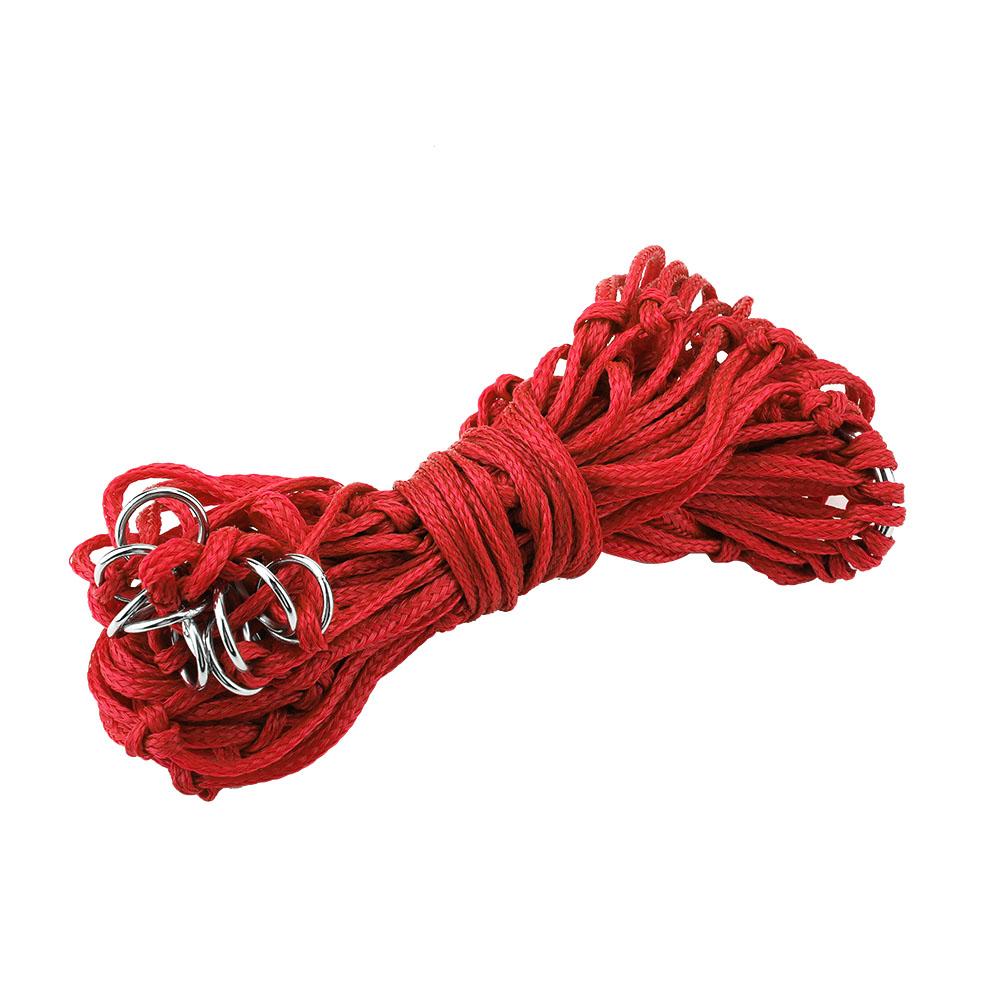 Horse Feeding Bg Nylon Slow Feeder Equine Hay Net Feeding Bag With Hanger Red M