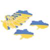 Ukrainian Map Stickers Ukraine Map Flag Decal Sticker for Cars Window Tables Skateboards Laptop Computer