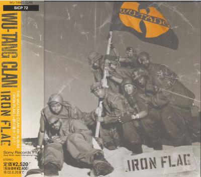 CD WUTANG CLAN  Iron Flag SICP72 Loud Records W 2001 Japan Rap  HipHopRB Used