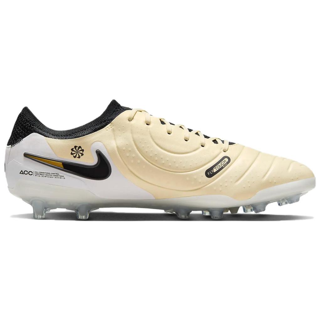 Nike Tiempo Legend 10 Elite AG Mad Ready Pack Unisex Sneakers Cream Lemonade Metallic-Gold-Coin DV4330-700
