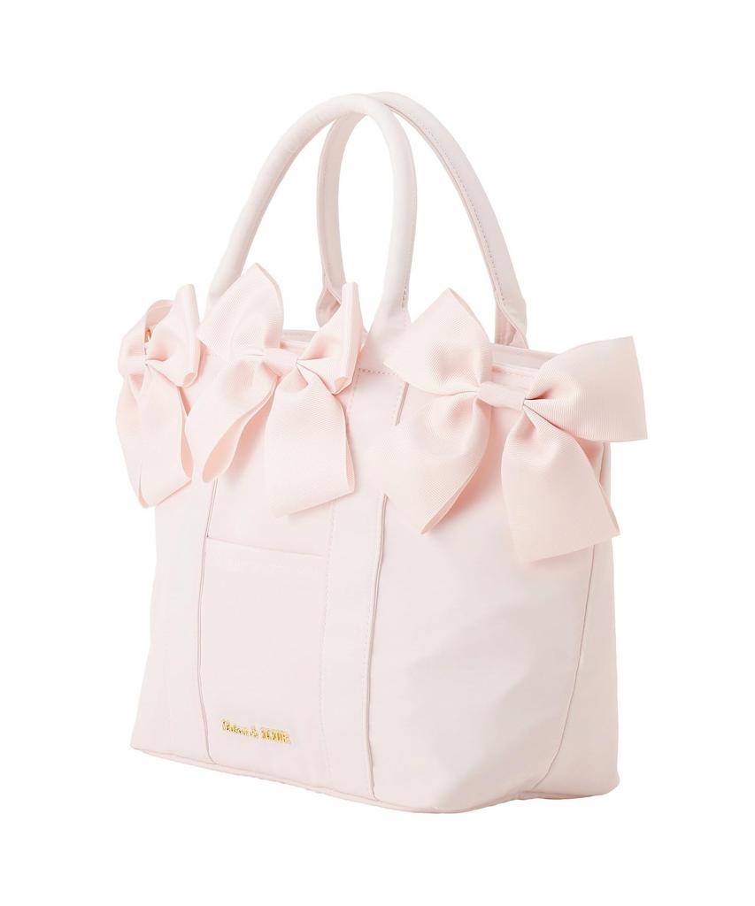 Maison de FLEUR Volume Ribbon Tote Size Tote 08001388900 2-Way Bag, Black, F, Bag,