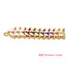 ZHUKOU Exquisite Rainbow Crystal Connector for Women Necklace Bracelet Handmade Jewelry Accessories making findings Model:VS429