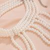 Elegant Beaded Shoulder Chain Body Chain Fashionable Body Jewelry Body Necklace Beaded Chain Perfect Gift for Women Girl