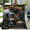 Guns n'roses band retro print blanket Flannel Soft Comfort Blanket Home Travel Blanket Kids Warm Blanket birthday gift