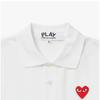 Comme DeS GarconS P1T006 5  Ax T006 051 5  Play Red Heart Waffen Polo Men S Short Sleeve Tee