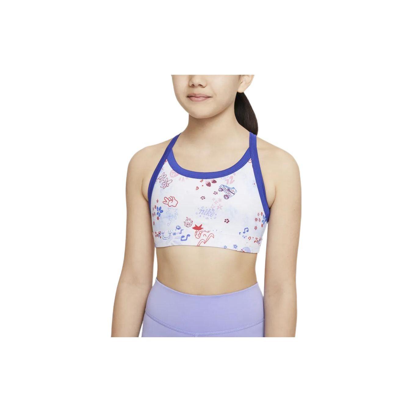 

Nike Cartoon Anime Letter Print Kids Bra Kids Underwear White DQ8927-085 M