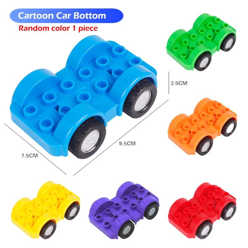 Duplo Children's DIY large size building blocks accessories car bricks compatible with Dupols parts truck aircraft toys