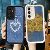 Phone Case for Samsung Galaxy A17 A16 A15 A14 A13 Retro Denim Pattern A56 A36 A26 A55 A35 A25 A54 A34 A24 A53 A33 A23 A07 A06