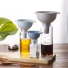 4 In 1 Funnels BPA-Free Food Grade Oil Funnel with Removable Strainer Mini Funnels Plastic Funnels for Oils Fluid Spice Powder