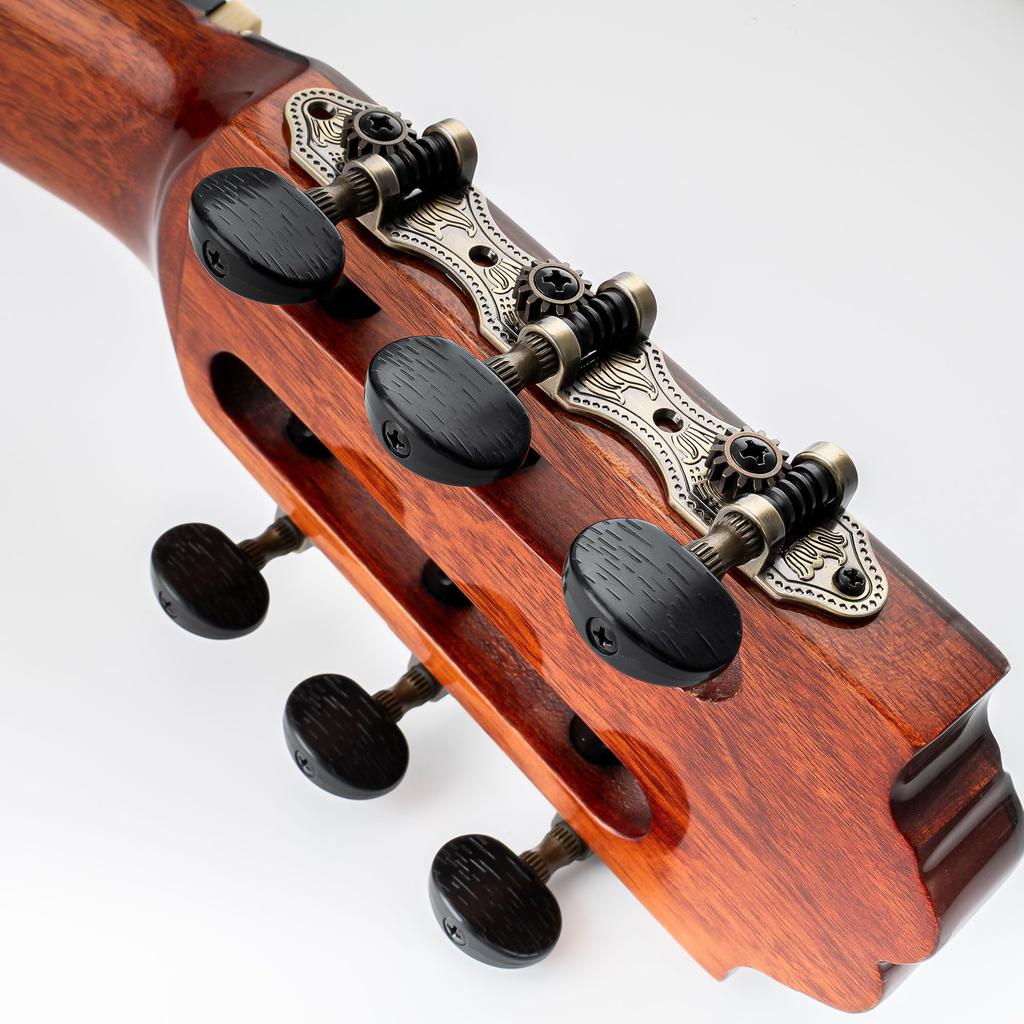 Musiclily Pro Klasická kytara 35mm Baker Starožitné mosazné ladicí mechaniky, Rozteč, Typ,