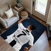 Ronaldo's Legendary Journey Area Rug Design for Hallway Bedrooms Dormitory Entryway Antislip Carpet Decorate Offices Best for Christmas