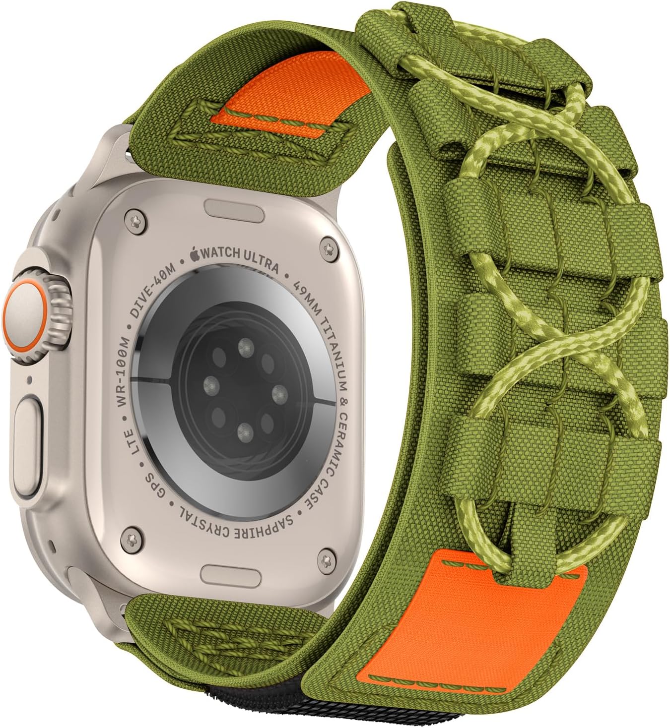 

Прочные нейлоновые ремешки, совместимые с Apple Watch 44 мм, 45 мм, 49 мм для мужчин, военные тактические плетеные ремешки Solo Loop, совместимые с Apple Watch