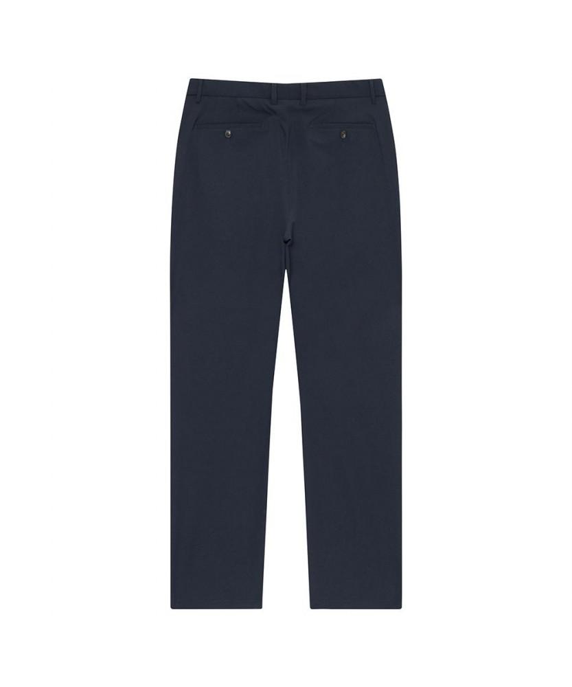 NOTIG Seersucker Solid Pants Naver