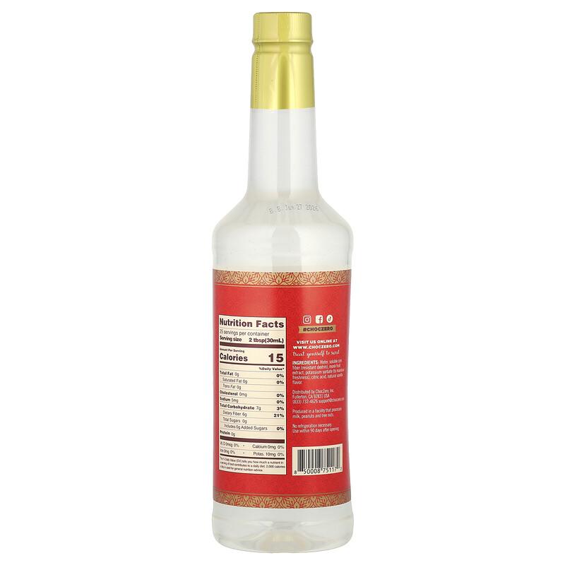 Premium Syrup, Vanilla, Sugar Free, 25.4 Fl Oz (750 Ml)