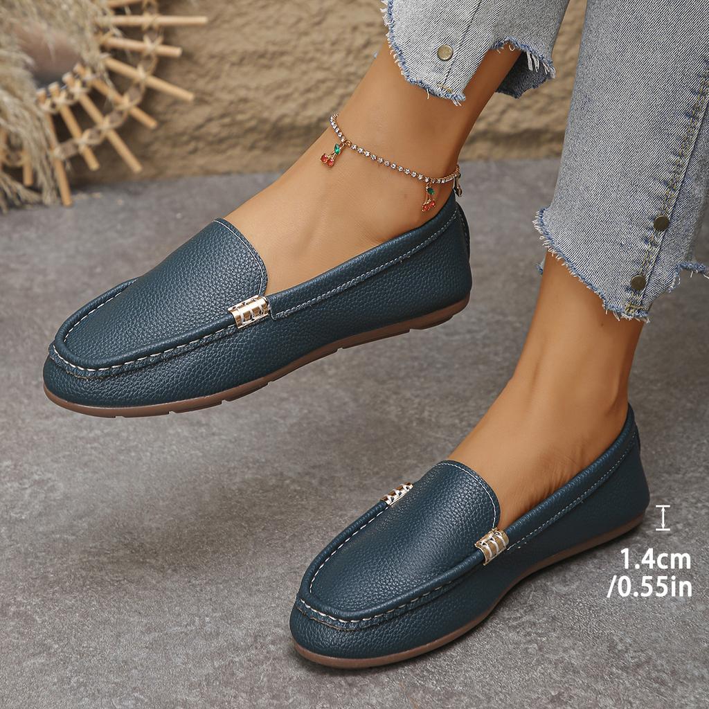 Plus Size Shoes for Women 36-43 Spring Autumn 2026 Fashion Slip On Platform Comfortable Non-slip Flats Zapatos De Mujer