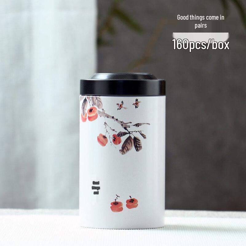 Чжи Нянь Хуа Гочао Жестяная банка для чая - Упаковка из 10 штук