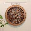 1pc Chinese Woodcarving Ornaments Solid Wood Carving Crafts Living Room Wall Decoration Home Accessories Wall Decorations