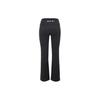 MLB SS24 New York Yankees Color Logo Casual Flared Elastic Waist Leggings Women leggings Black 3FLGBA241-50BKS