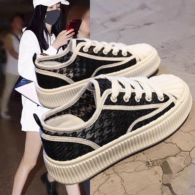 

Дышащая сетка Forrest Gump Shoes Little White Shoes Женские летние новые универсальные повседневные спортивные скейтбордные туфли Net Shoes 40 чёрный