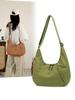 2026 Summer Women's Lightweight Nylon Crossbody Bag - Large Capacity, Simple, Casual, Commuting Style
