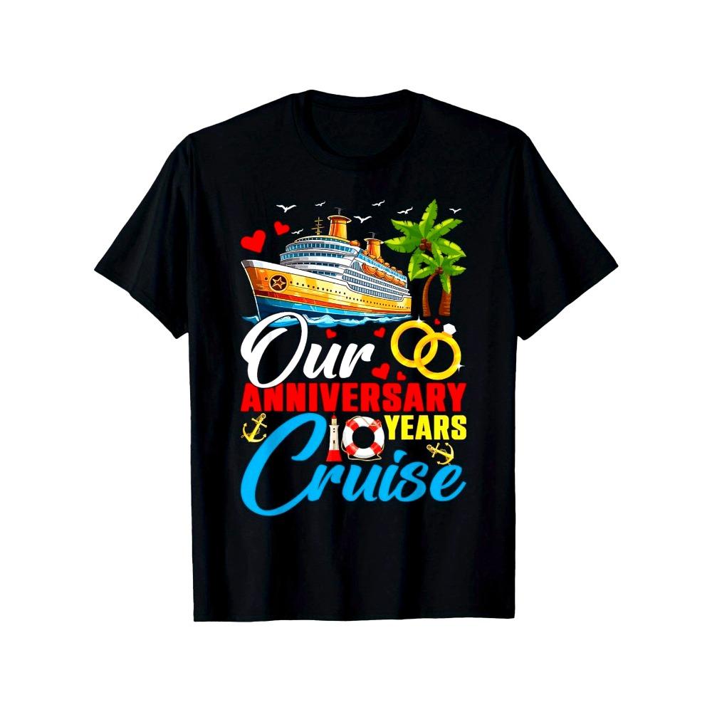 

Romantic nautical design heart and anchor short sleeves regular version perfect for casual outings and celebrations S