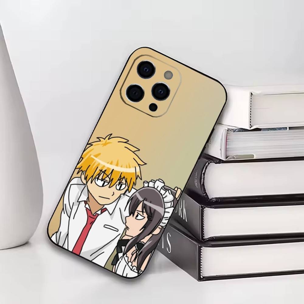 

Maid Sama Phone Case For iPhone17,16,15,14,13,12,11 Plus,Pro Others Soft Black Cover iPhone15plus