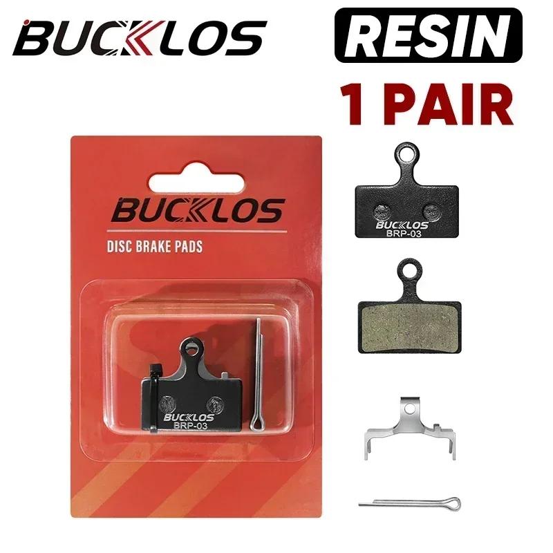 BUCKLOS Resin Brake Pad for G01S G03C G02A Bicycle Disc Brake Pad for BR-M9000 M9020 M8000 M666 Hydraulic Brake for SHIMANO Resin 1Pair
